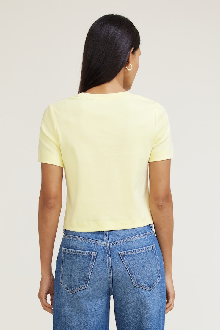 Everyday Cotton T Shirt Double Cream large