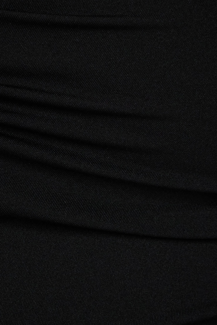 Short Sleeve Sweetheart Bodysuit Jet Black large