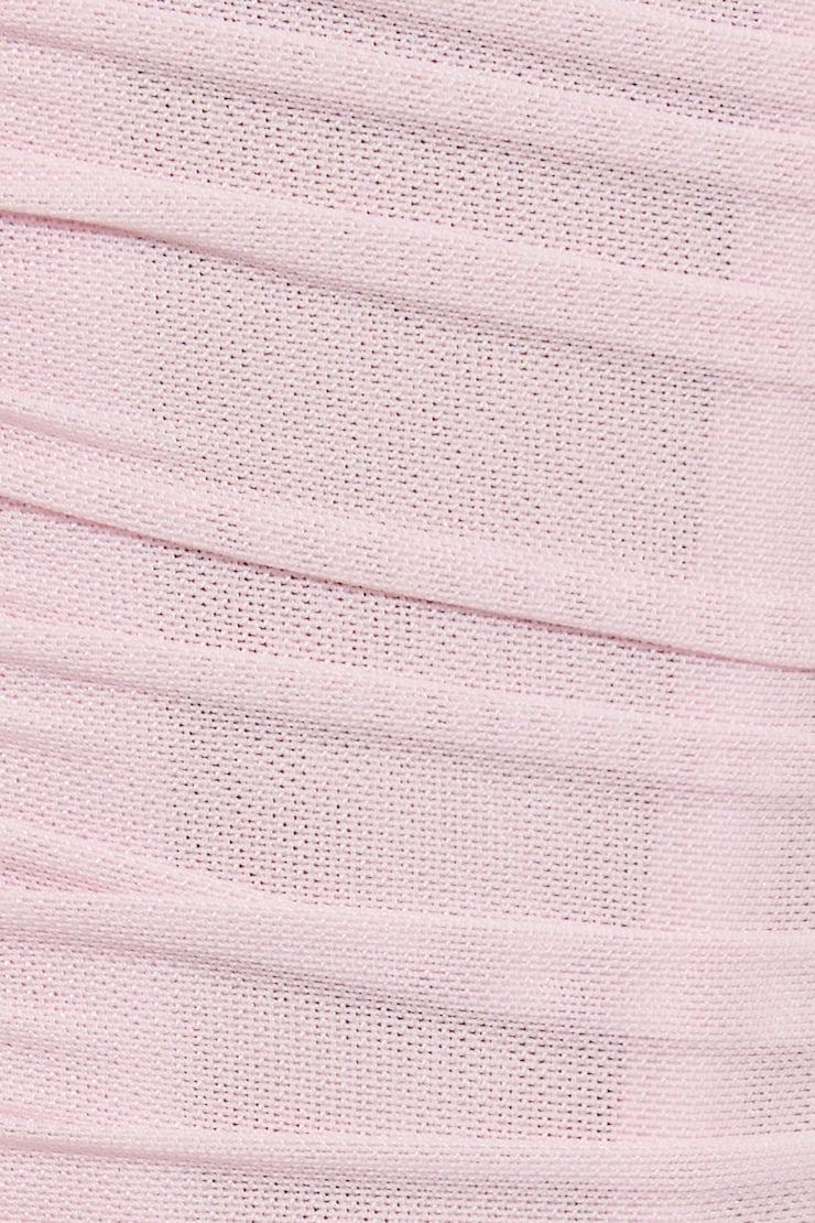 Ally Mesh Peekaboo Bustier, Light Pink, large