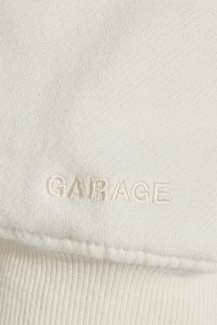 UltraFleece Hoodie, Tofu Off-White with "Off Duty" Art, large
