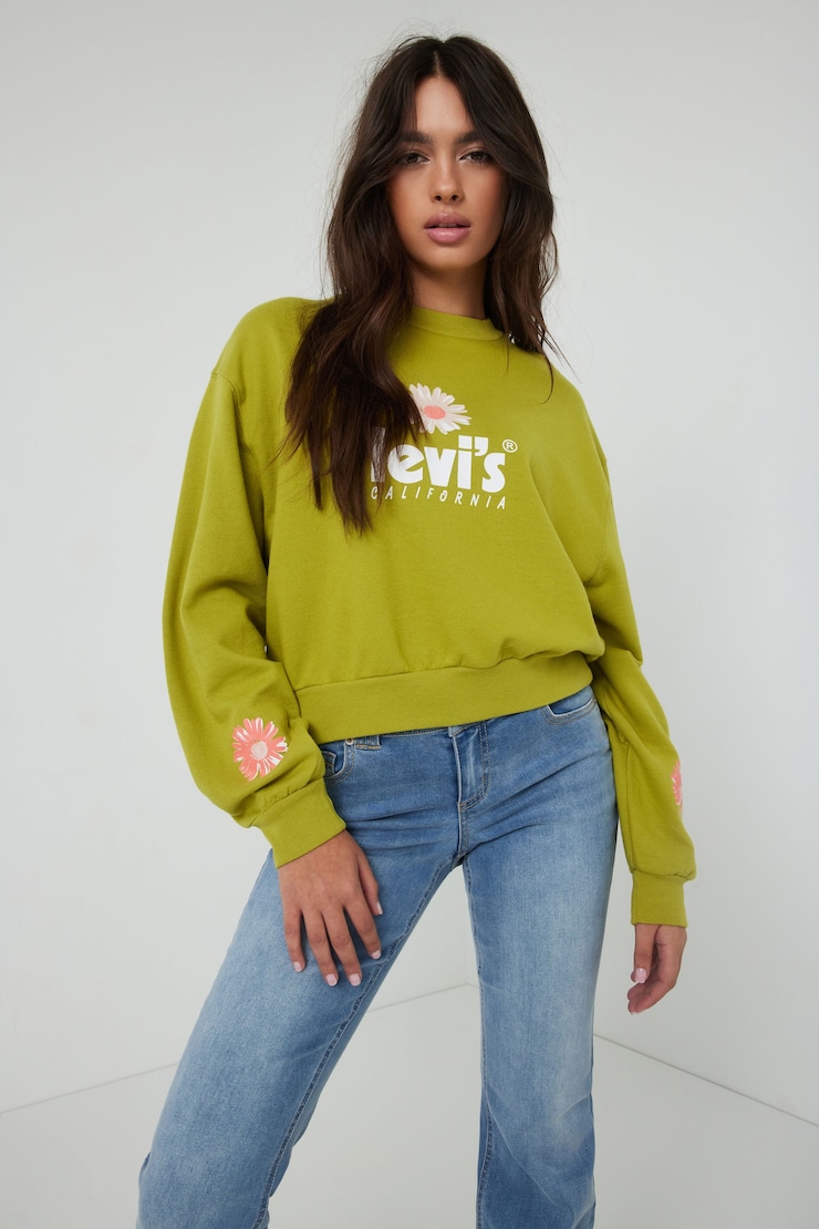 LEVI'S Graphic Vintage Crew, Split Tea, large
