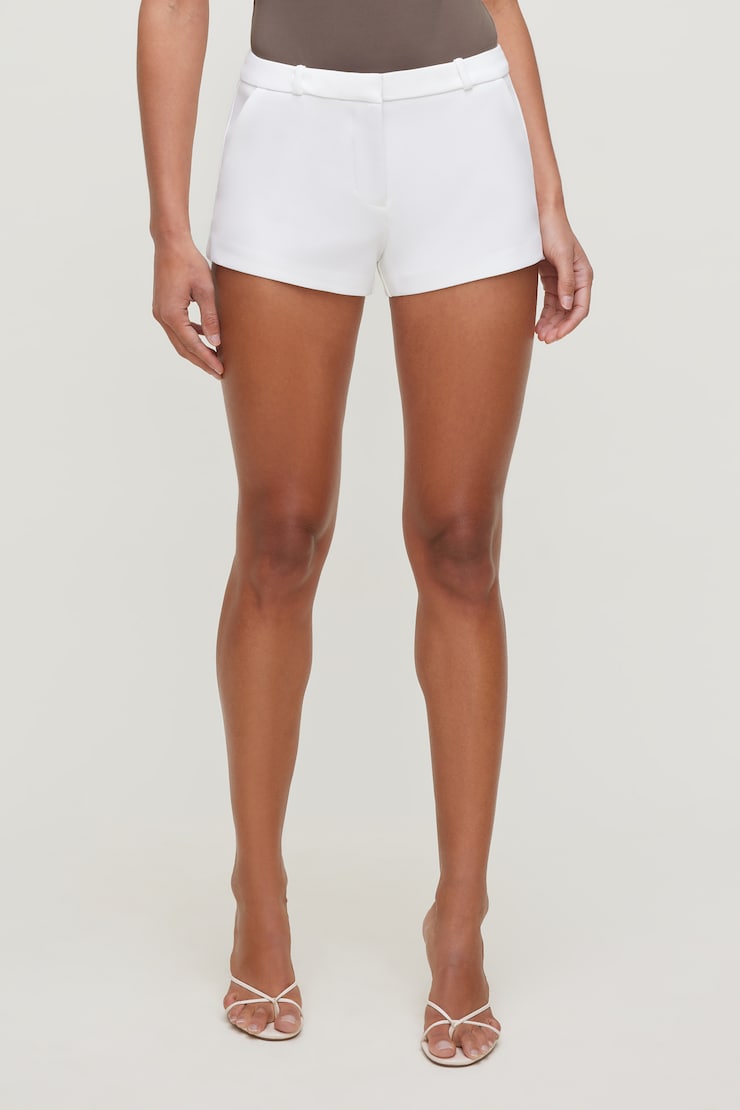 Clean Mini Shorts Bright White large