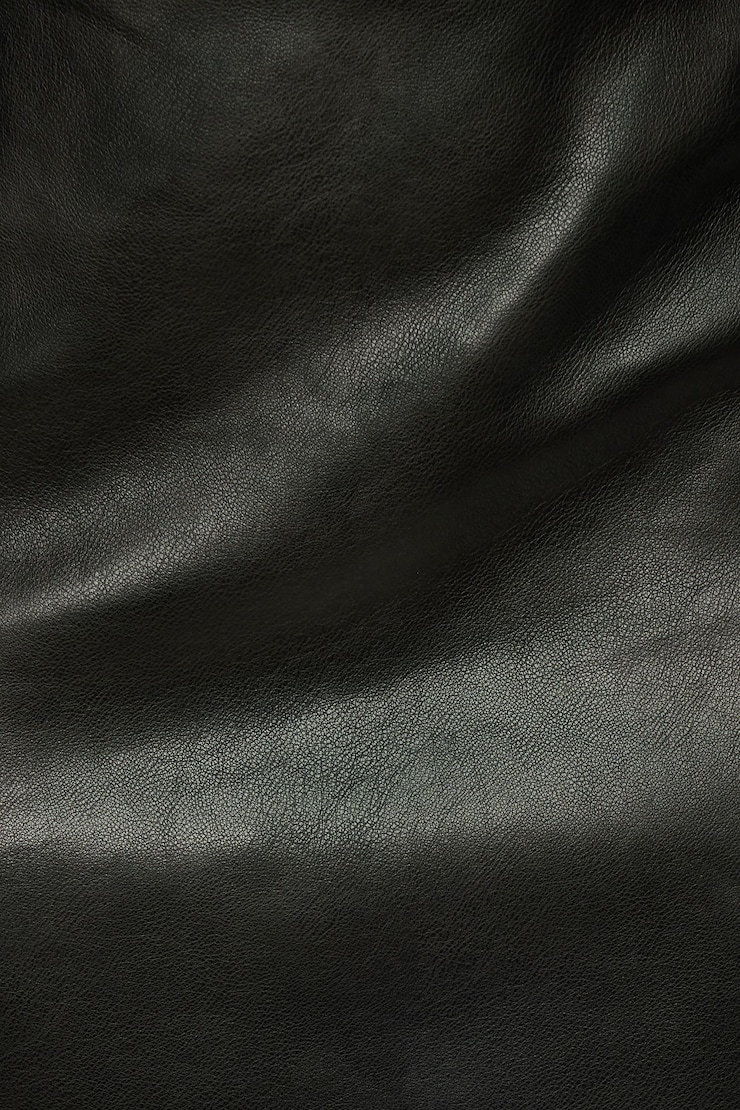 Halter Faux Leather Midi Dress