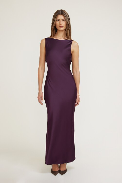 slim fit dress slacks The TENCEL™ Midi Slip Dress main image 1