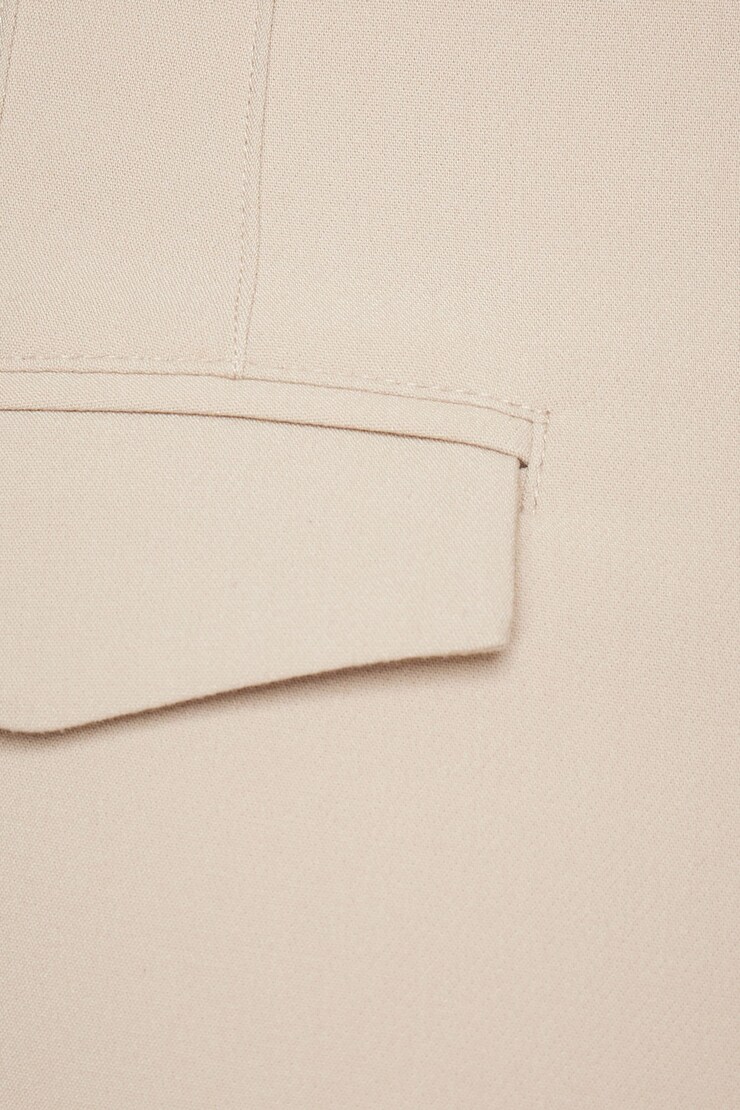Kendall Slim Side Zip Pants Pure Cashmere Beige large