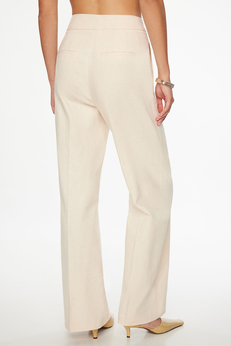 Belted Kendall Slim Pants Beige large