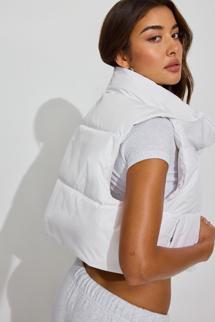 Mini Puff Vest 2.0, Bright White, large
