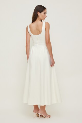 slim fit dress slacks Reve Crochet Flare Sleeve Maxi Dress in Ivory