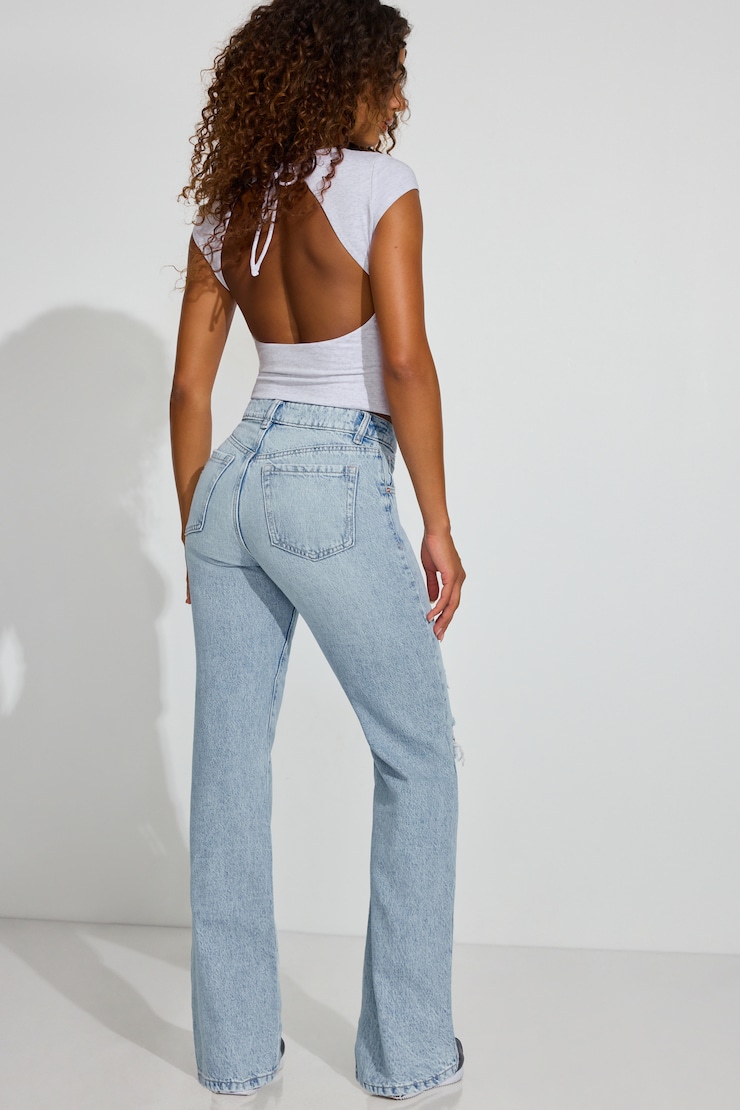'90s Straight Jeans, Elora Blue, large