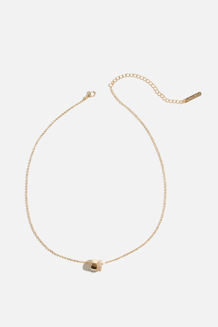 Ring Charm Necklace Gold large