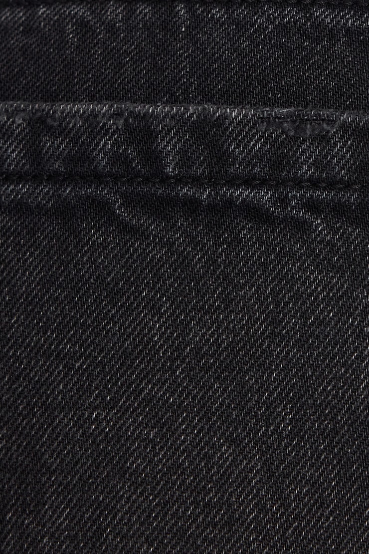 Low Rise Cuffed Denim Shorts