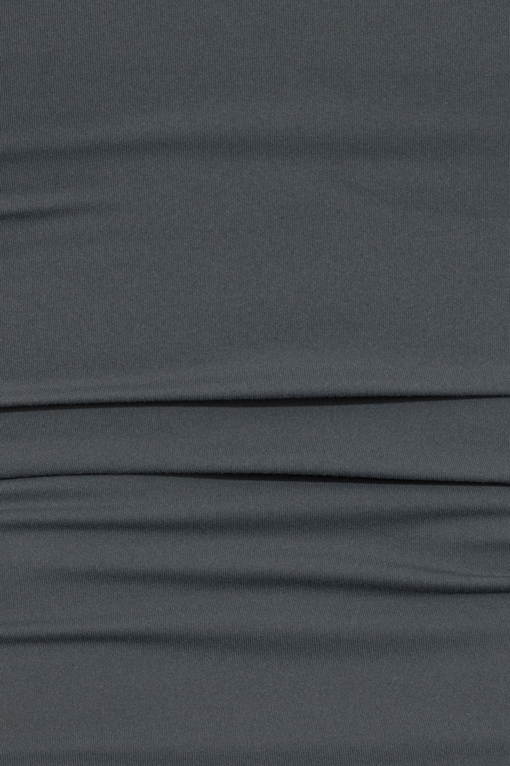 Sleek Longline Tube Top, Burnt Ash Grey, large