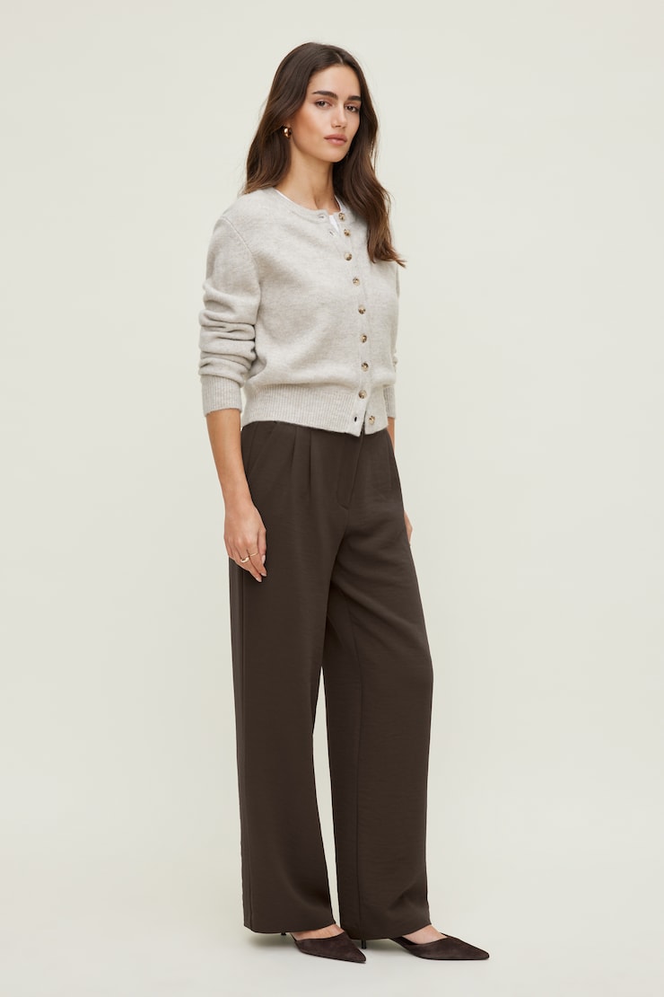 Alex Airflow Wide Leg Pants Airflow Java Brown large