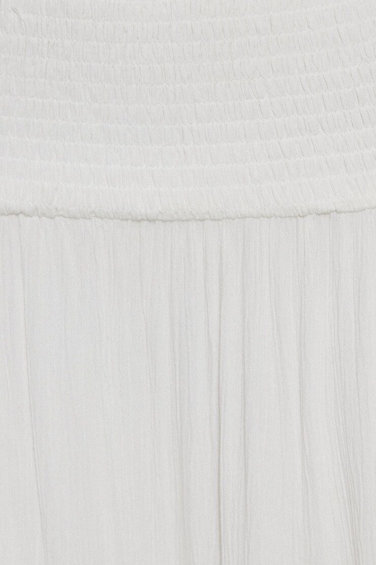Eliana Smocked Peasant Midi Skirt, Snow White, large