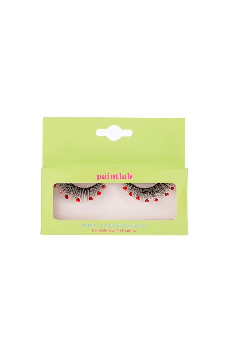 PAINTLAB - Red Hearts Lashes, Red Hearts, large