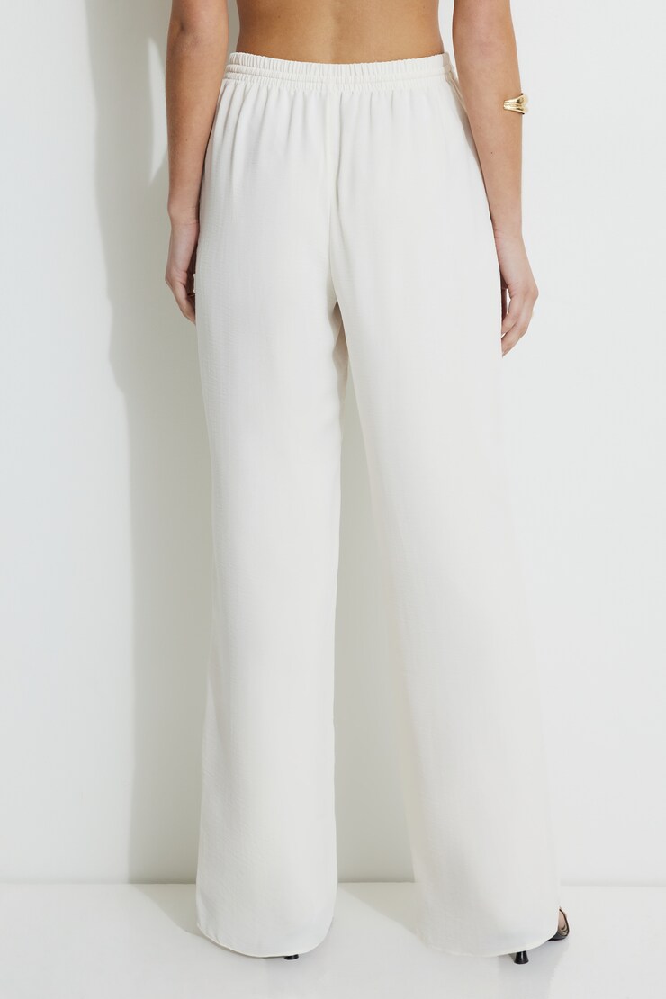 Wide Leg Pull On Pants Sea Salt large