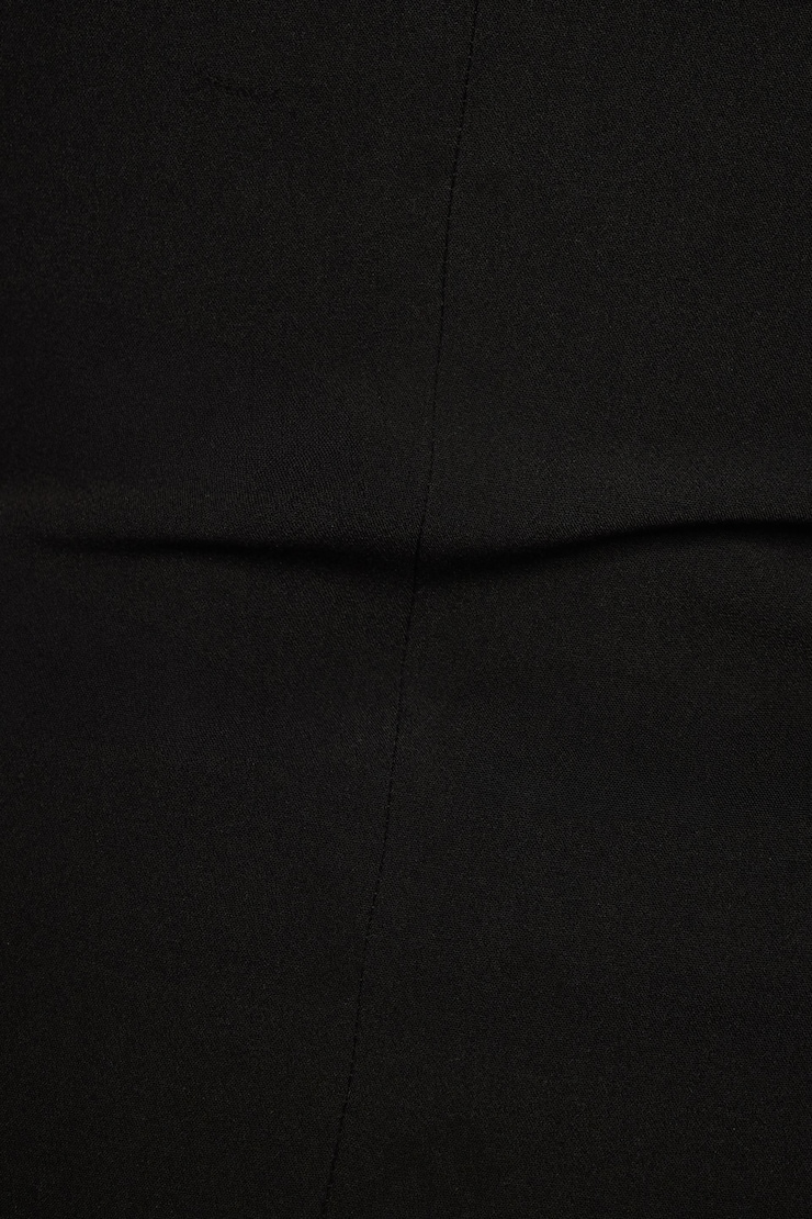 Off Shoulder Buttoned Vest Jet Black large