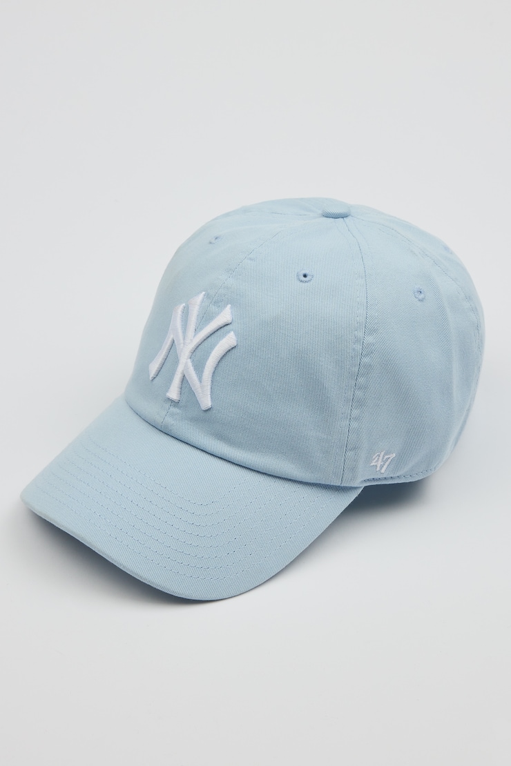 47 BRAND Clean Up Cap  - NY, Blue Flirt/White, large