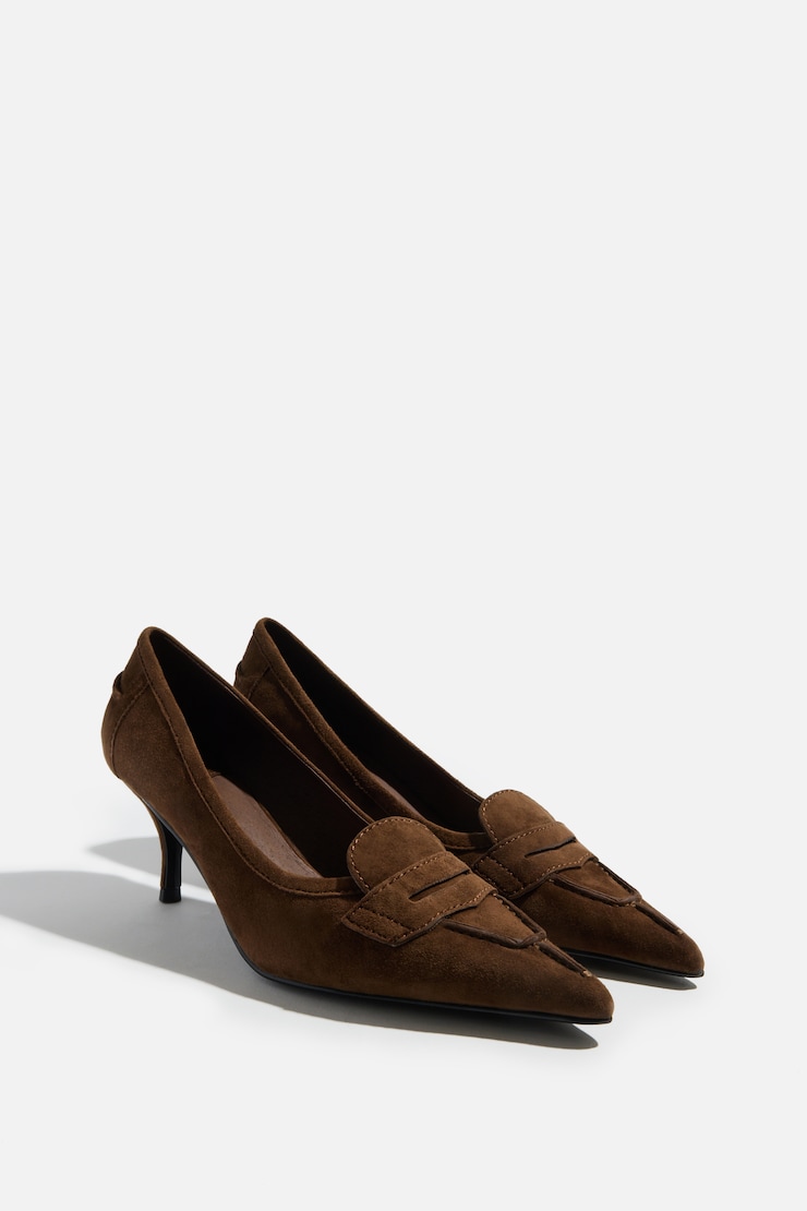 JEFFREY CAMPBELL | Thena Heels Dark Brown large