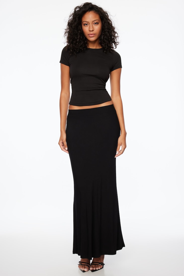 Adriana Maxi Skirt  Jet Black large