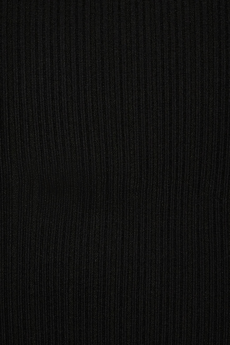 Boat Neck Rib Mini Dress -Test update 20/07 US Jet Black large