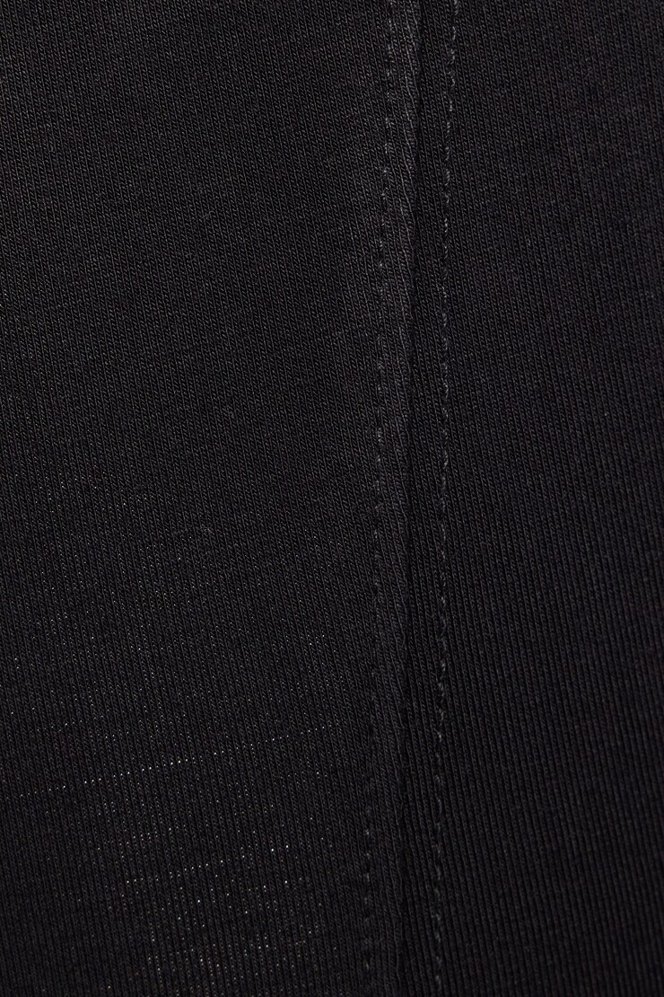 Open Neckline Tee, Jet Black, large