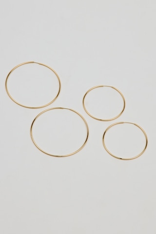 2 Pack Basic Super Skinny Hoops at Garageclothing