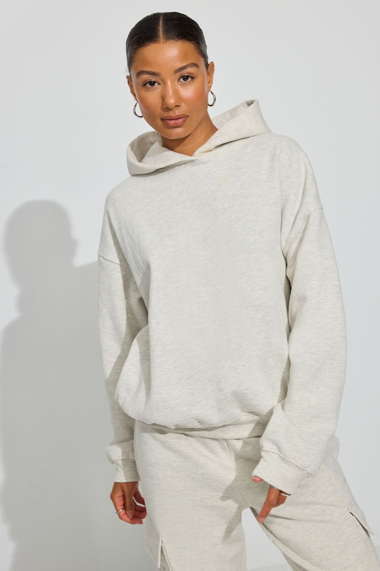 UltraFleece Hoodie, Pearl Melange, large