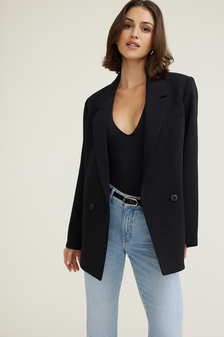 Noa Airflow Oversized Blazer Airflow Jet Black large