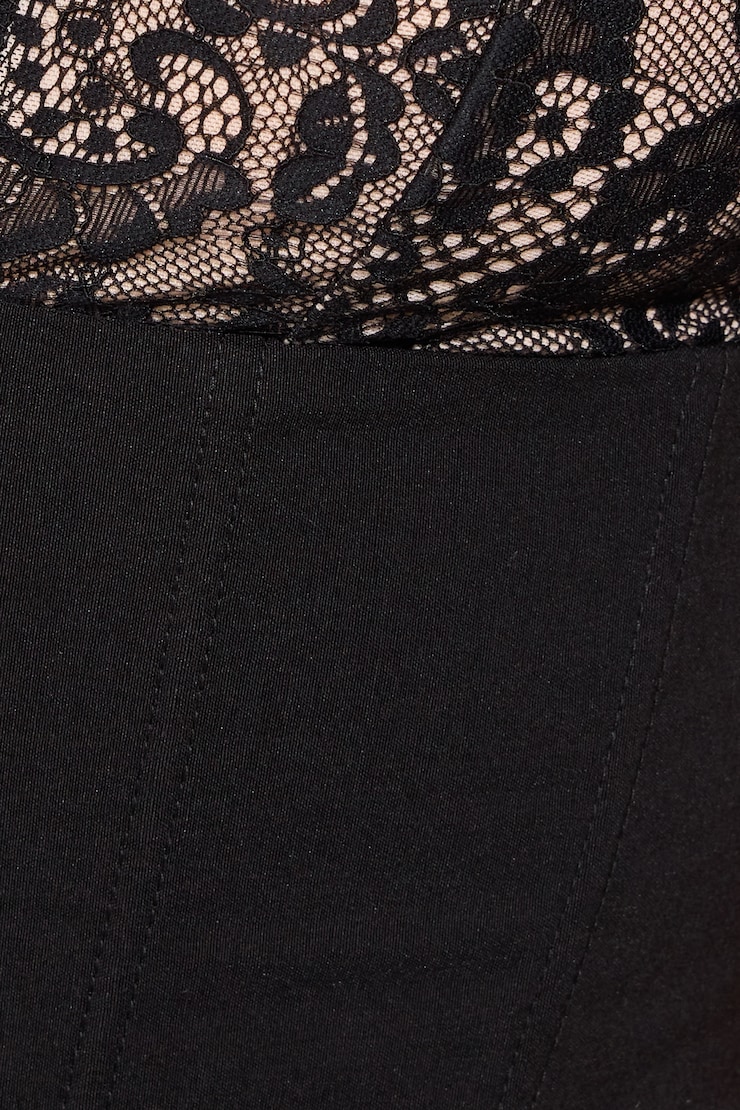 Hannah Lace Halter Corset Top