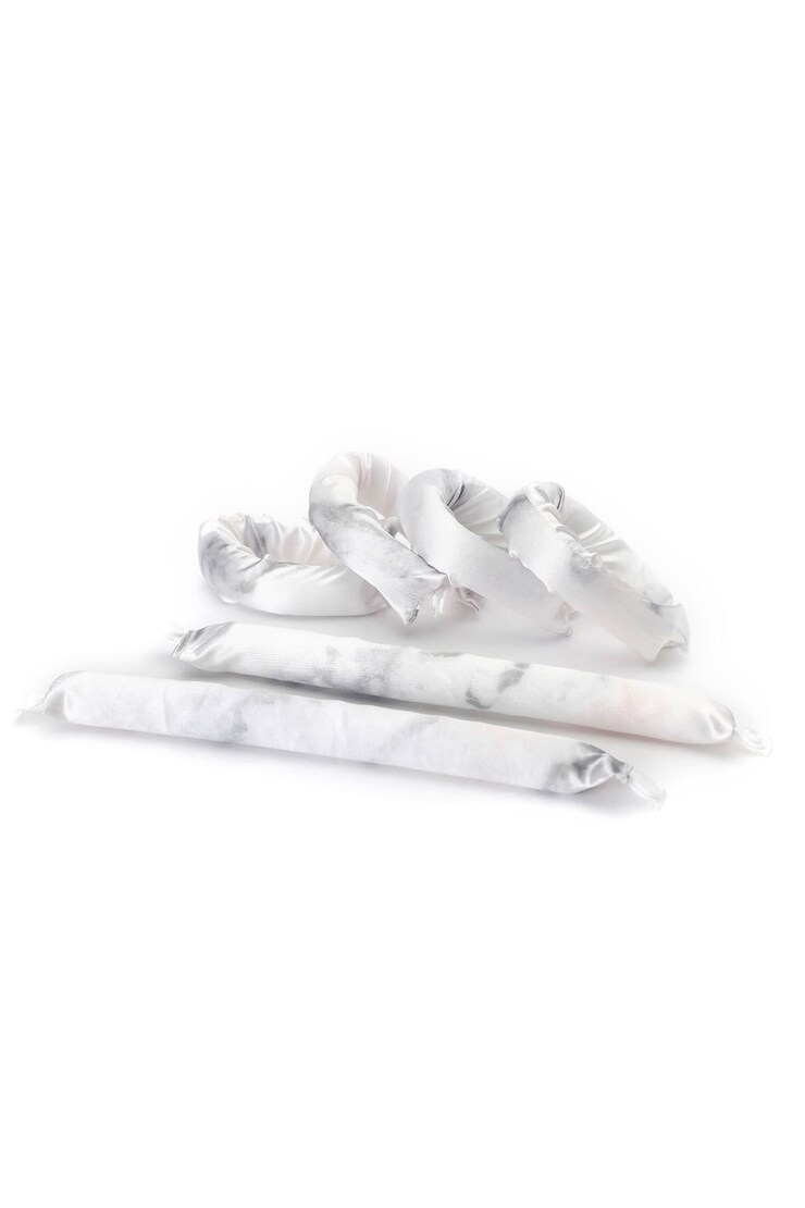 KITSCH | Rouleaux-tiges matelassés en satin Marbre large
