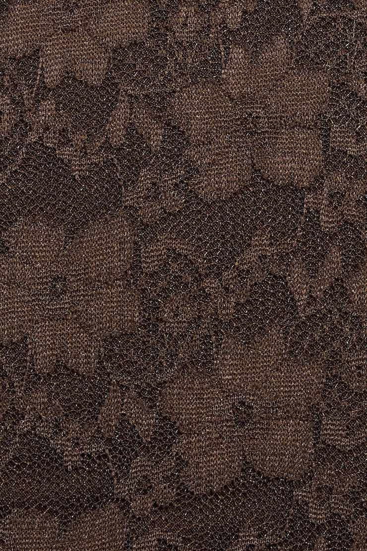 Haut bustier en dentelle à décolleté plongeant