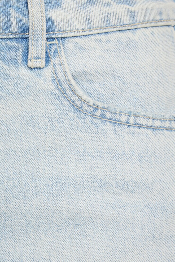 Claudia Mom Denim Shorts Indigo Light large