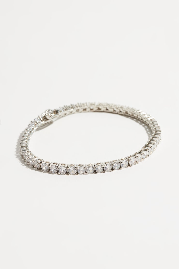 The Tennis Bracelet Clear/Silver large