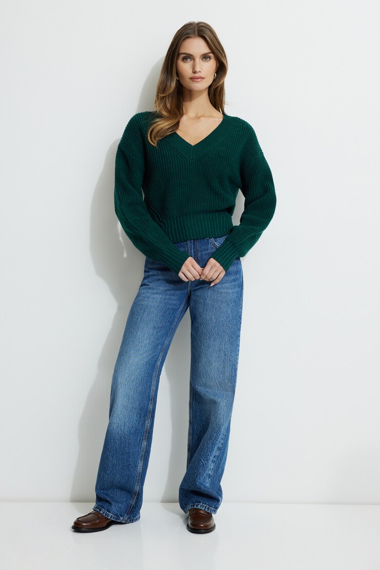 Stephanie Cinched Waist Sweater Ponderosa Pine large
