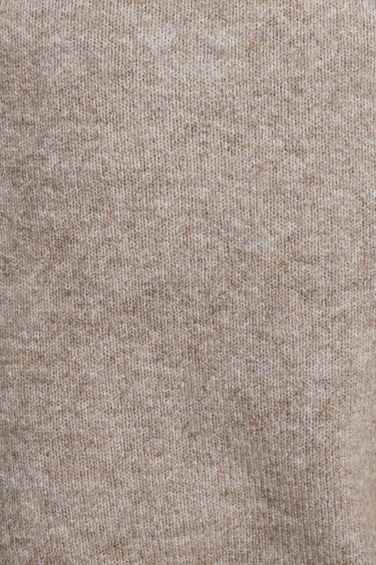 Heavenlyarn™ Catherine Crewneck Cardigan Chalet Brown Melange large
