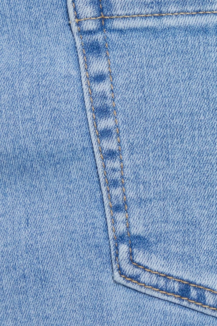 Denim Wrap Skort, Kyle Blue, large