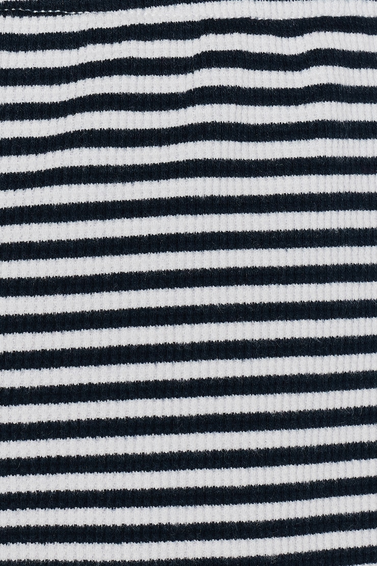 Waffle Dolphin Shorts, Mariana Blue/Snow White Stripes, large