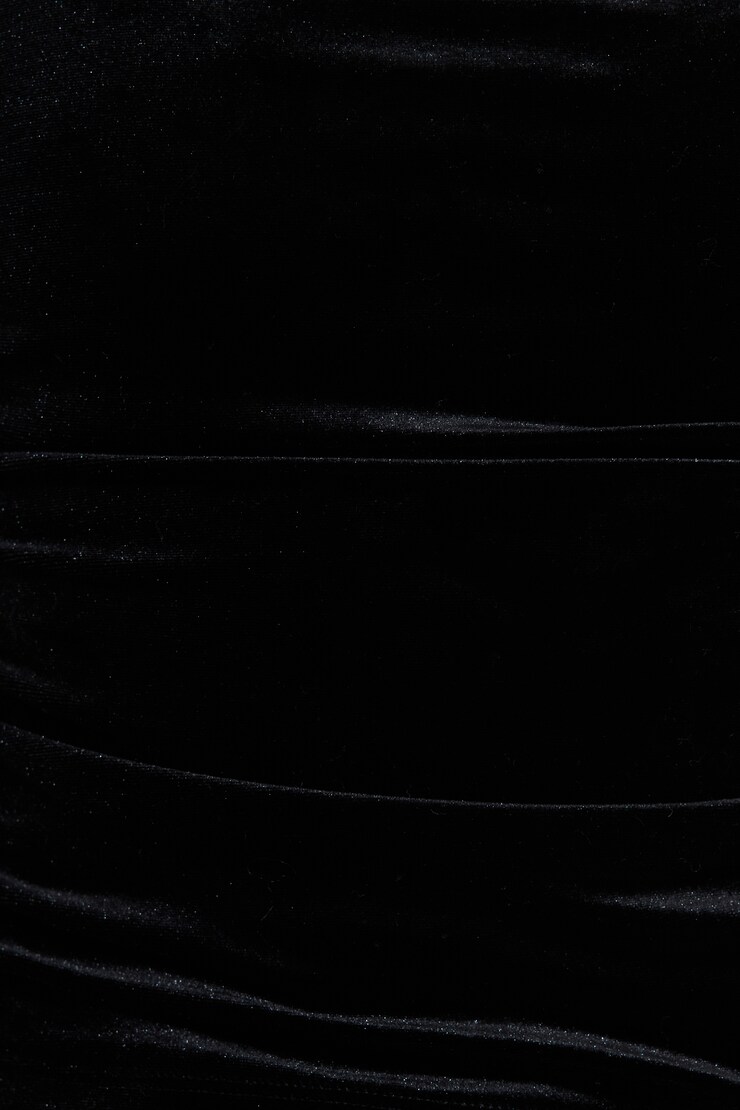 Cherry Velvet Bolero Tank Top Jet Black large
