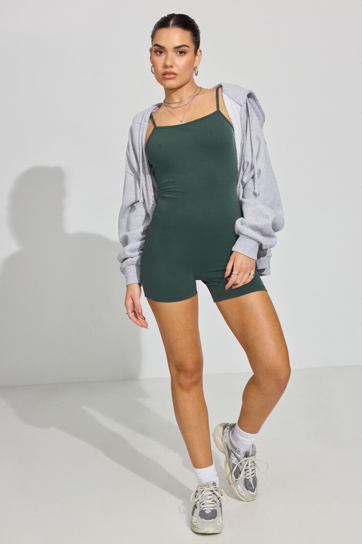 Jayden SoftActive Romper, Urban Chic Green, large