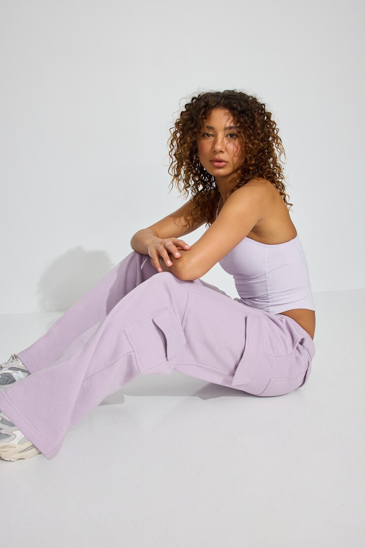 SoftActive Flare Leggings- product name update, Cloudberry Purple, large