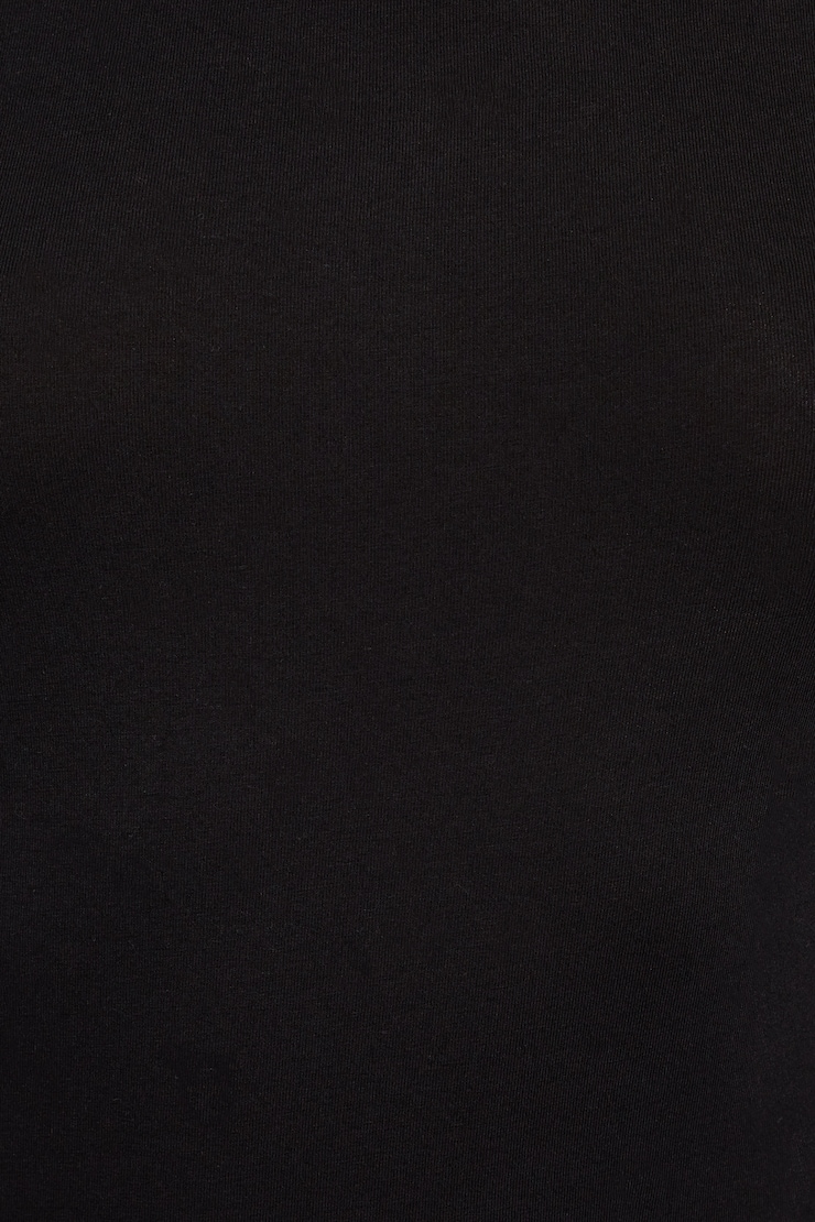 Estelle Boatneck Short Sleeve T Shirt, Jet Black, large