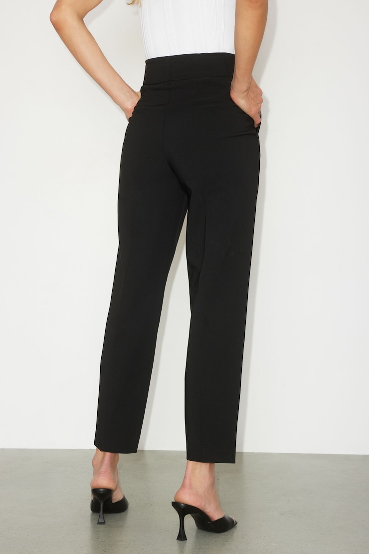 Belted Kendall Slim Pants Jet Black large