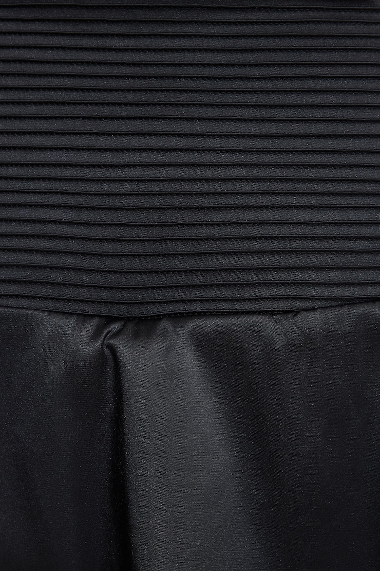 Pintuck Ruffled Mini Skort Jet Black large