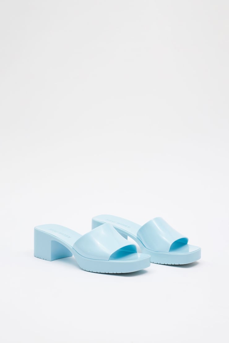 STEVE MADDEN Sandales à talons Harlin, Bleu poudre, large