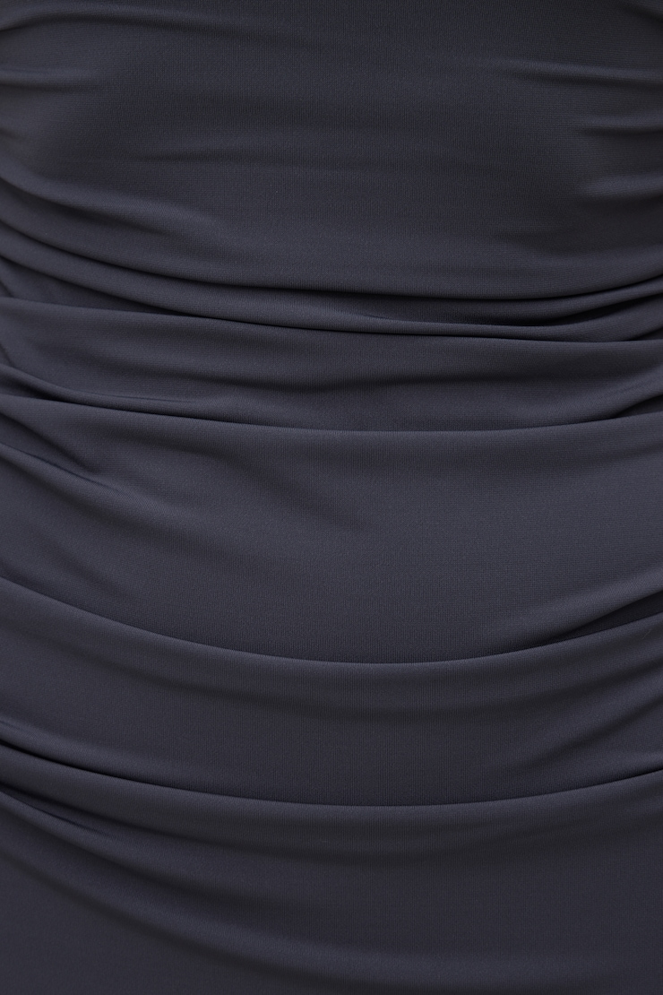 Bria Sculpt Mock Neck Maxi Dress