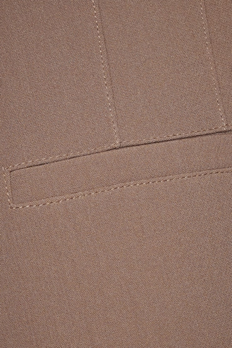 Pantalon étroit pleine longueur Lina Taupe profond large