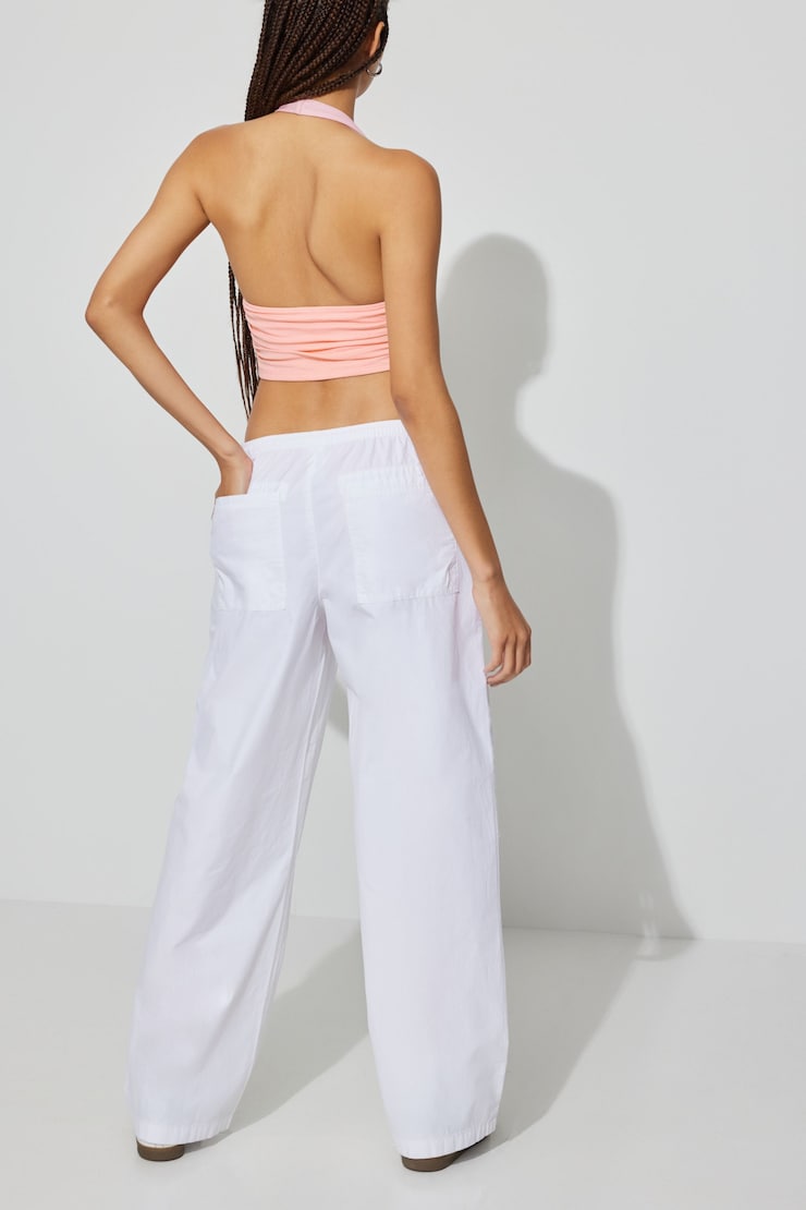 Marina Pull-On Pant, Bright White, large