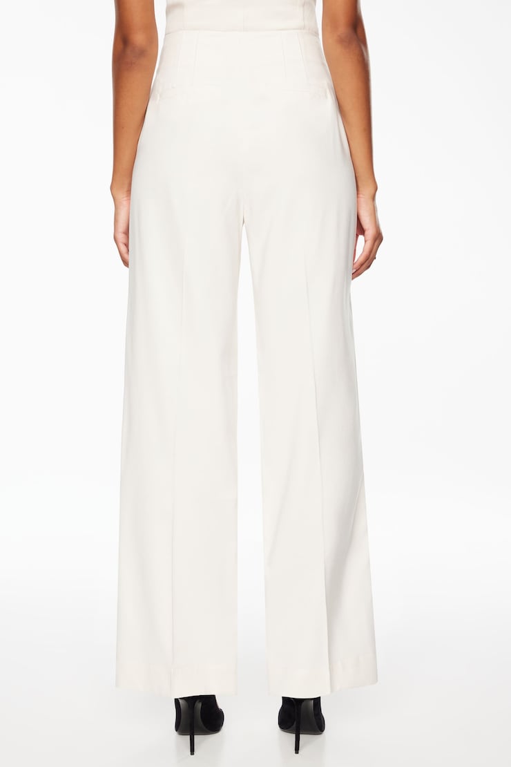Yasmin Straight Leg Pants  Sea Salt Beige large