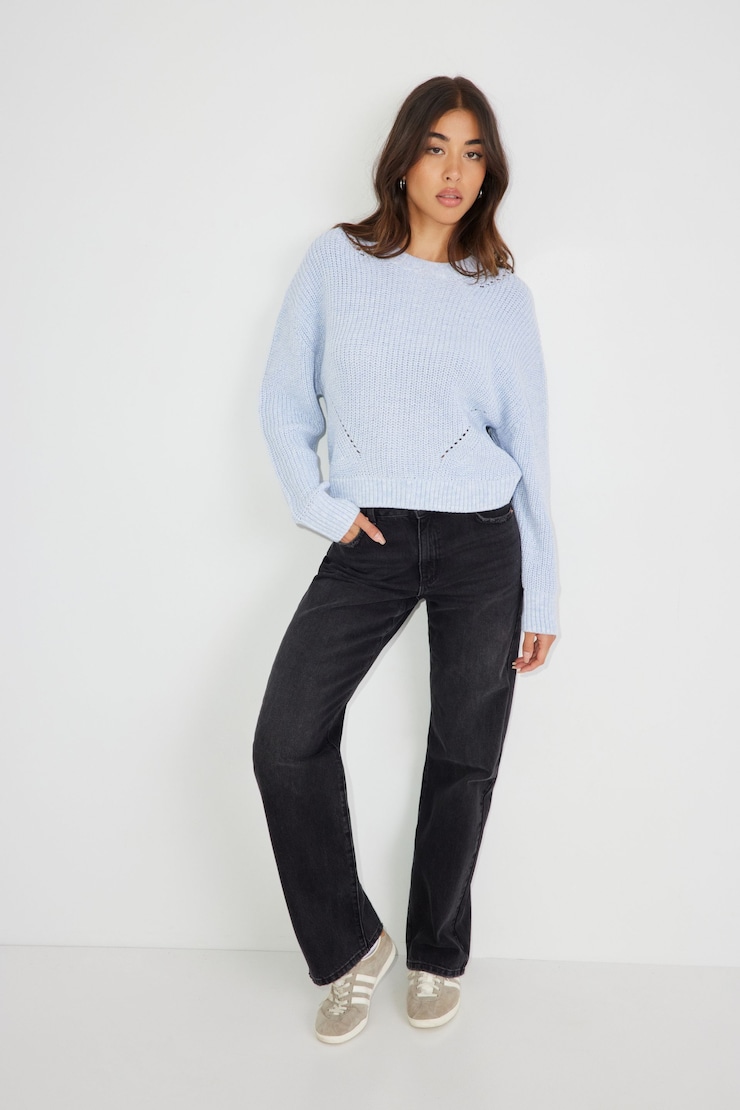 Charlotte Super Soft Sweater, Kentucky Blue Melange, large
